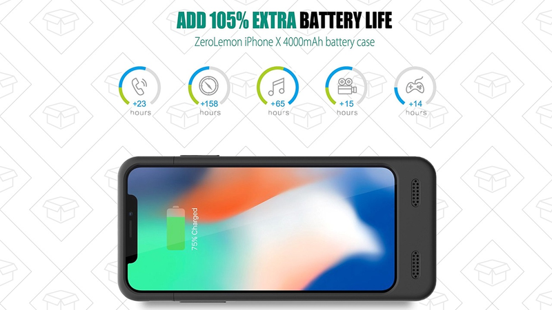 ZeroLemon iPhone X Battery Case, $30 with code YRZQ7IO5